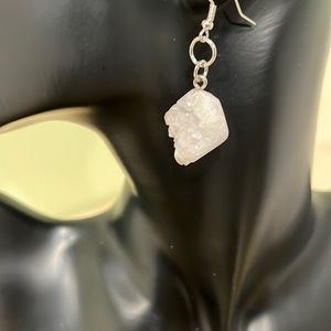 Handmade Genuine Stone Quartz Earrings